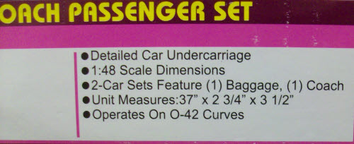 MTH 20-4495 O NYC 70’ Madison Baggage/Coach Passenger Car Set (Set of 2) LN/Box
