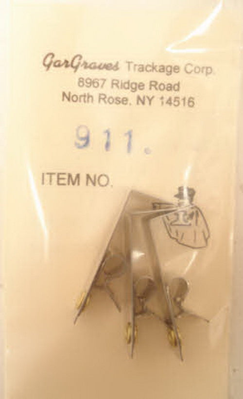 Gargraves 911 O Gauge Outside Rail Solderless Fahnestock Track Connectors