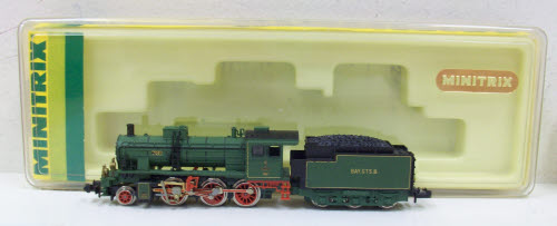 Minitrix 2903 N Scale BRB Steam Locomotive and Tender LN/Box