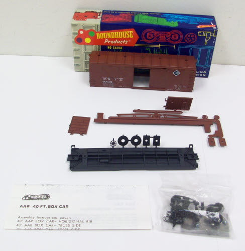 Roundhouse 1036 HO Erie 40' Box Car Kit