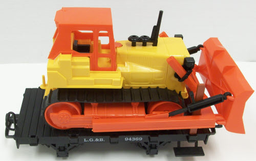 LGB 94369 G Scale Flatcar w/Bulldozer LN/Box