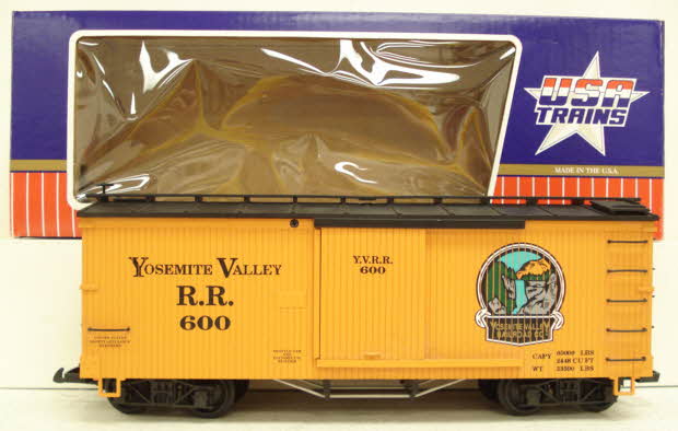 USA Trains 19008 G Yosemite Valley Boxcar NIB