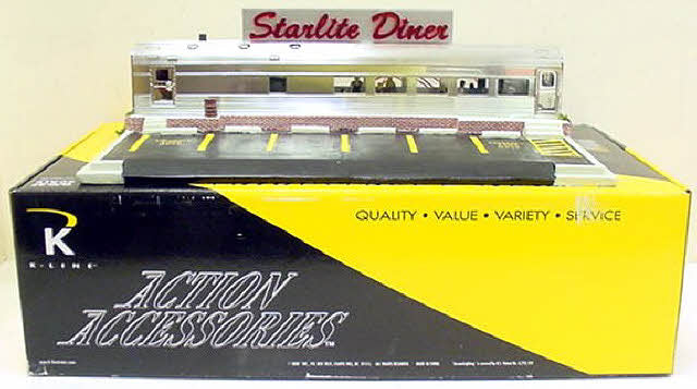 K-Line K-42404 O Operating Starlite Diner NIB