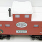 American Flyer 6-48739 S Gauge North Pole Central Illuminated Christmas Caboose
