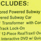 MTH 30-4122-1 Yankees RailKing Subway O Gauge Passenger Train Set w/PS2 MT/Box