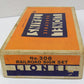 Lionel 308 Vintage O Metal Railroad Sign Set EX/Box