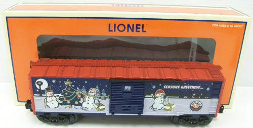 Lionel 6-29946 O Gauge 2007 LRRC Christmas Boxcar LN/Box