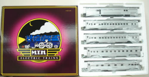 MTH 20-6568 O New York Central 70' Streamlined 5-Car Passenger Set LN/Box