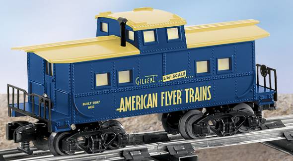 American Flyer 6-48742 S Gauge American Flyer Trains Illuminated Caboose LN/Box
