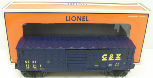 Lionel 6-15017 O CSX Waffle Sided Boxcar LN/Box