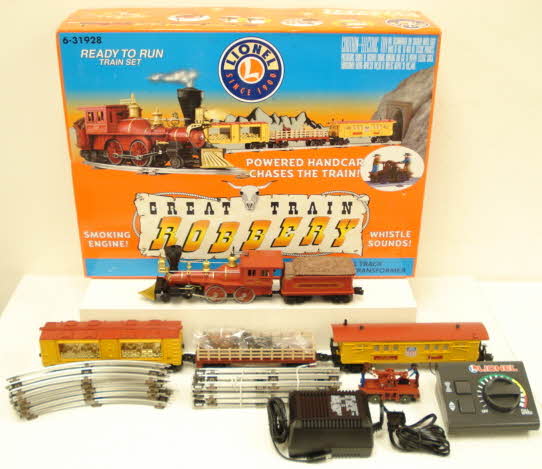 Lionel 6-31928 O Gauge Union Pacific Great Train Robbery Steam Train Set EX/Box