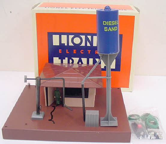 Lionel 6-12835 O Illuminated Operating Diesel Fueling Station LN/Box