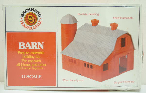 Bachmann Plasticville 1932 VIntage O Barn Building Kit