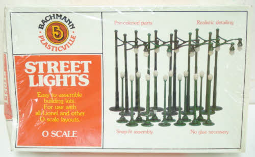 Plasticville 1938 Vintage O Scale Street Lights Set