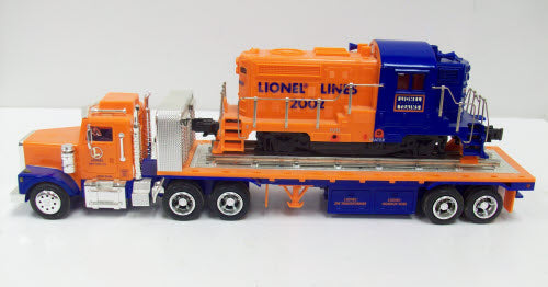 TMT 18416 Flatbed Truck With Non-Powered Diesel Locomotive
