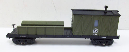 MTH 30-7998 O Gauge U.S. Army Crane Tender Car LN/Box
