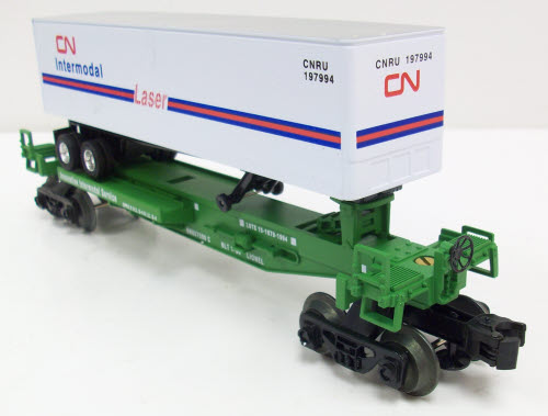 Lionel 6-52042 Burlington Northern TTUX Flatcar with Trailer LN/Box