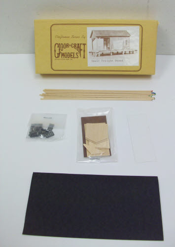 Gloor Craft 222 N Scale Small Freight Depot BuidingKit