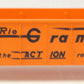 Lionel 6-9131 O Gauge Denver and Rio Grande Western Long Gondola (Orange)
