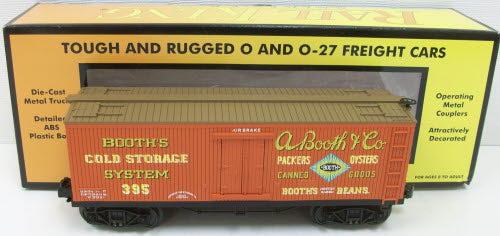 MTH 30-7861 O Scale A. Booth & Co. 34' 19th Century Reefer #395 LN/Box