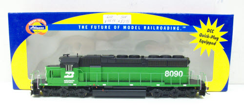 Athearn 95205 HO Scale Burlington Northern SD40-2 Diesel Locomotive #8090 LN/Box