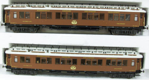 Marklin 42760 HO Scale Orient Express 2-Car Passenger Set LN/Box