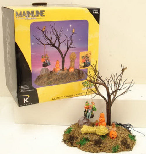 K-Line K42447 O Halloween Haunted Tree Swing Accessory