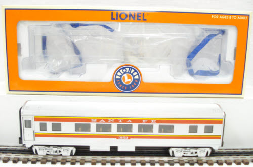 Lionel 6-29093 O Gauge Santa Fe Streamlined Coach Car #3153 LN/Box