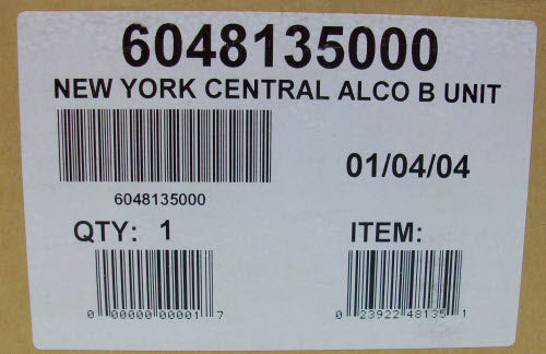American Flyer 6-48135 S NYC Alco B Unit Diesel Locomotive #4302 w/RailSounds MT/Box