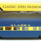 K-Line K4602-20003 O Scale Alaska Railroad 16" Aluminum "Denali" Business Car NIB