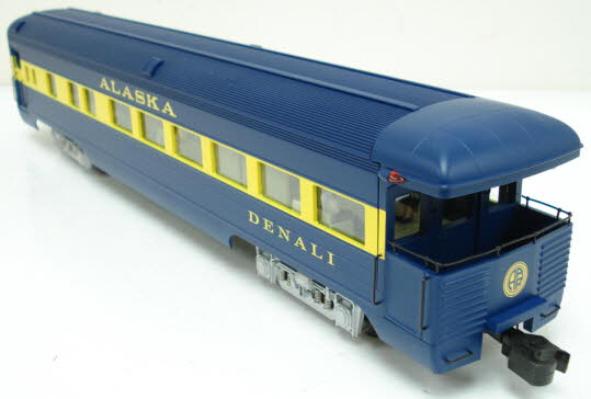 K-Line K4602-20003 O Scale Alaska Railroad 16" Aluminum "Denali" Business Car NIB