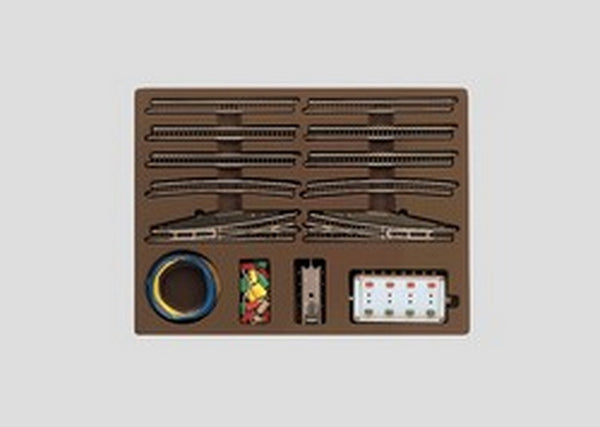 メルクリンZゲージ 拡張レールセット 8191 SET-E Marklin 8191 Z Extension Set E with Electric Turnouts – Trainz