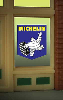 Miller Engineering 9115 HO/O Michelin Man Window Sign
