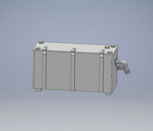 Cal Scale 691 HO Large 3 Strap Signal Box
