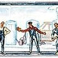 Merten 2325 HO Gas Station Worker Wearing Green Uniform Figures (Set of 6)
