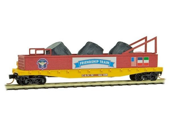 Micro-Trains 04500460 N Chicago & North Western 50' Flatcar #44335