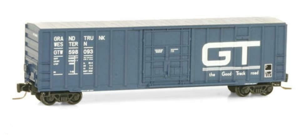 Micro-Trains 51100130 Z Grand Trunk Western 50' Rib Side Box Car #598093