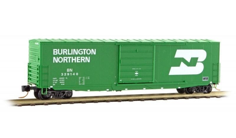 Micro-Trains 18000070 N BN 50' Standard 10' Single Door Boxcar #329140 LN/Box