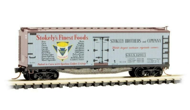 Micro-Trains 04900830 N Stokely Brothers & Company 40' Wood Reefer #12911