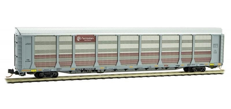 Micro-Trains 11100290 N Ferromex ETTX 89' Tri-Level Enclosed Autorack #705838