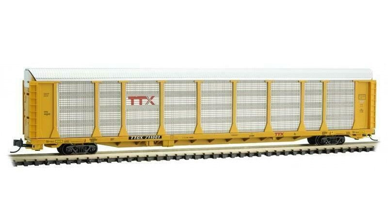 Micro-Trains 11100381 N TTX 89' Tri-Level Enclosed Autorack #711001