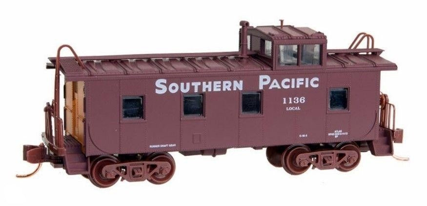 Micro-Trains 10000050 N Southern Pacific 36' Riveted Steel Side Caboose #1136 NIB