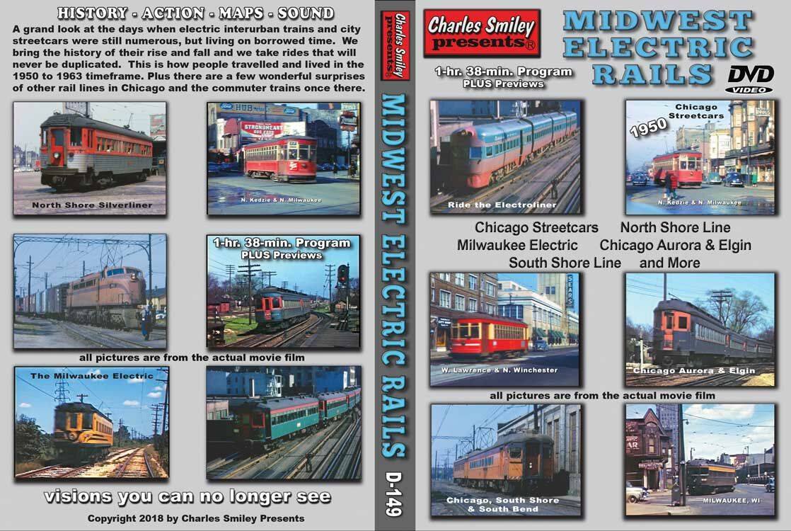 Charles Smiley Videos 149 Midwest Electric Rails DVD
