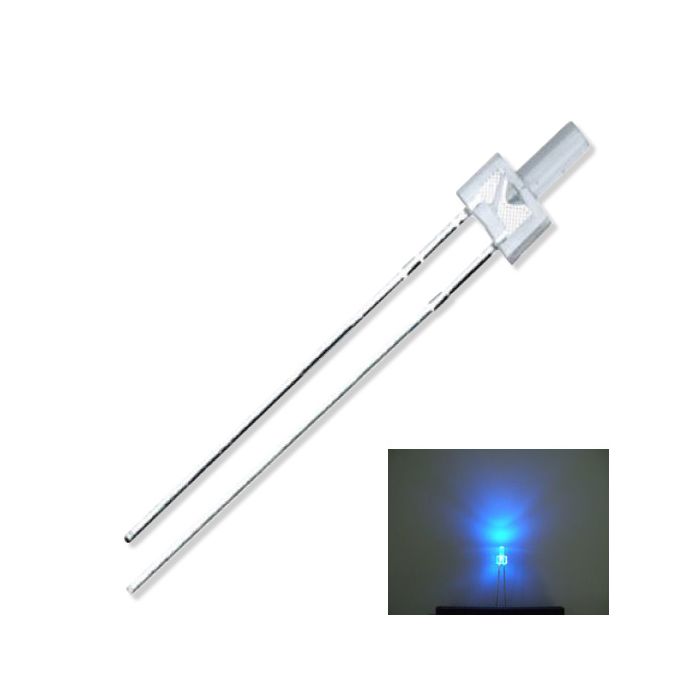 Miniatronics 12-824-10 2mm Blue Tower LED (Pack of 10)