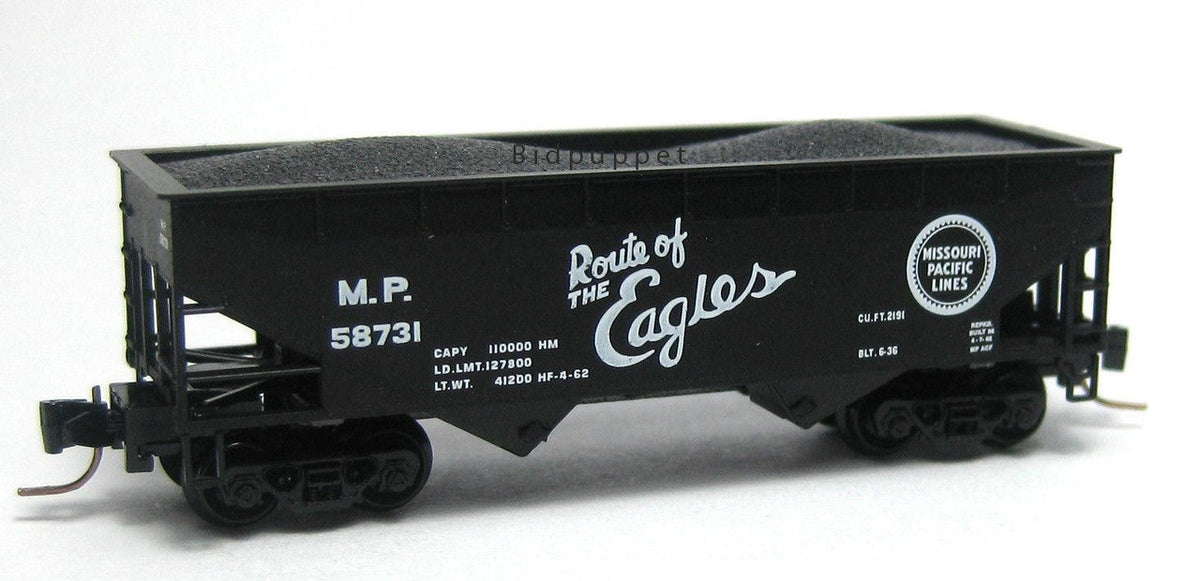 Micro-Trains 53300091 Z MP 33' 2-Bay Offset-Side Open Hopper w/Load #58731 LN/Box