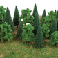 Walthers 949-1179 Mixed Trees w/Flat Base (Set of 25)