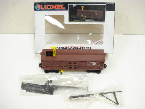 Lionel 6-16603 O Gauge Detroit Zoo Giraffe Operating Car LN/Box