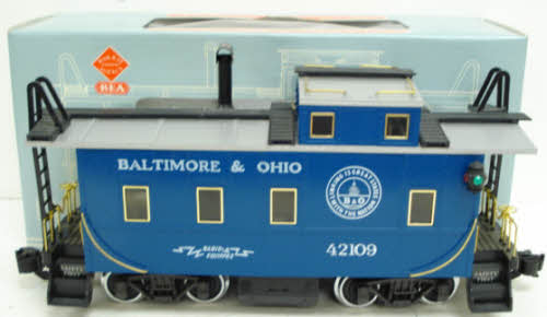 Aristo-Craft 42109 G Baltimore & Ohio Caboose - Metal Wheels