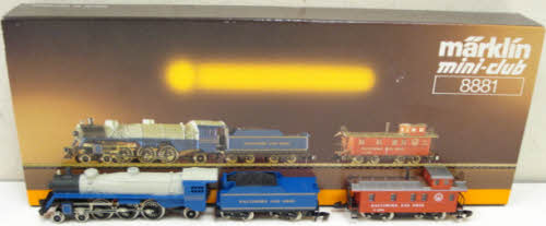 Marklin 8881 Z Scale Baltimore & Ohio 4-6-2 Steam Freight Train Set LN/Box