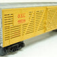 MTH 30-7107 O Union Pacific Yellow/Silver Stock Car #48216 LN/Box